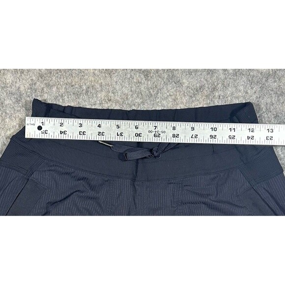 Lululemon Dance Studio Cropped Pants Women’s 6 Black Wide Leg Baggy 20” Inseam - Picture 7 of 8